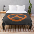 Half Life Lambda Symbol Plush Blanket