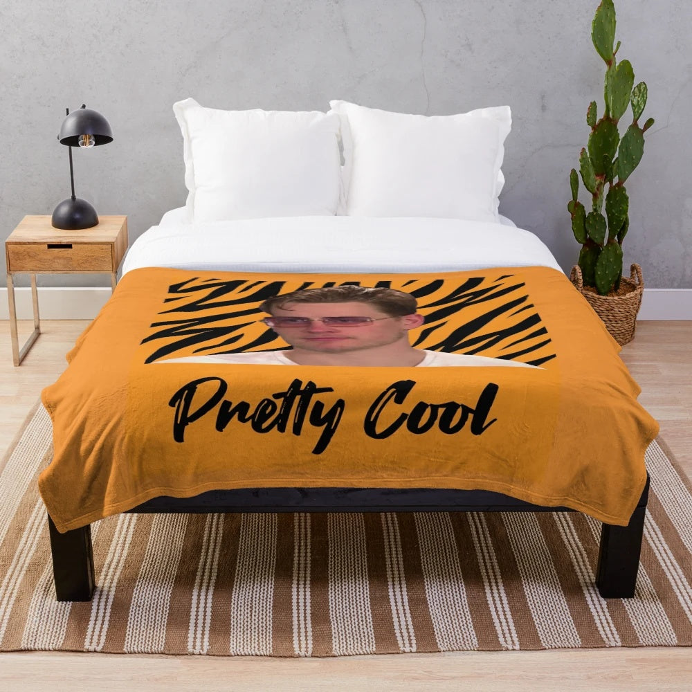 Joe Burrow Inspired Plush Blanket