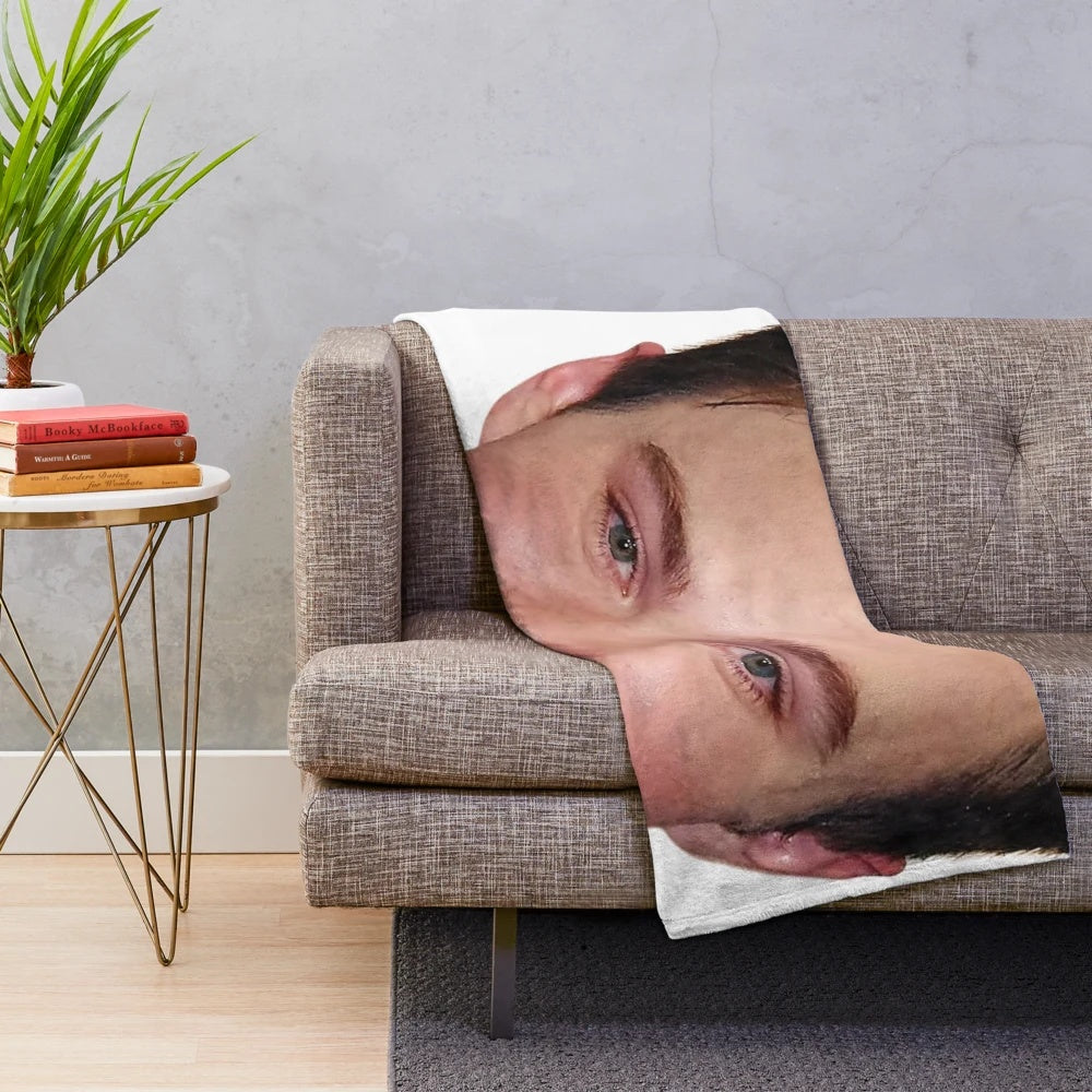 Soft and cozy plush blanket featuring the character Kurt Hummel from the TV show Glee