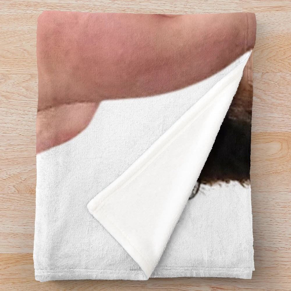 Soft and cozy plush blanket featuring the character Kurt Hummel from the TV show Glee