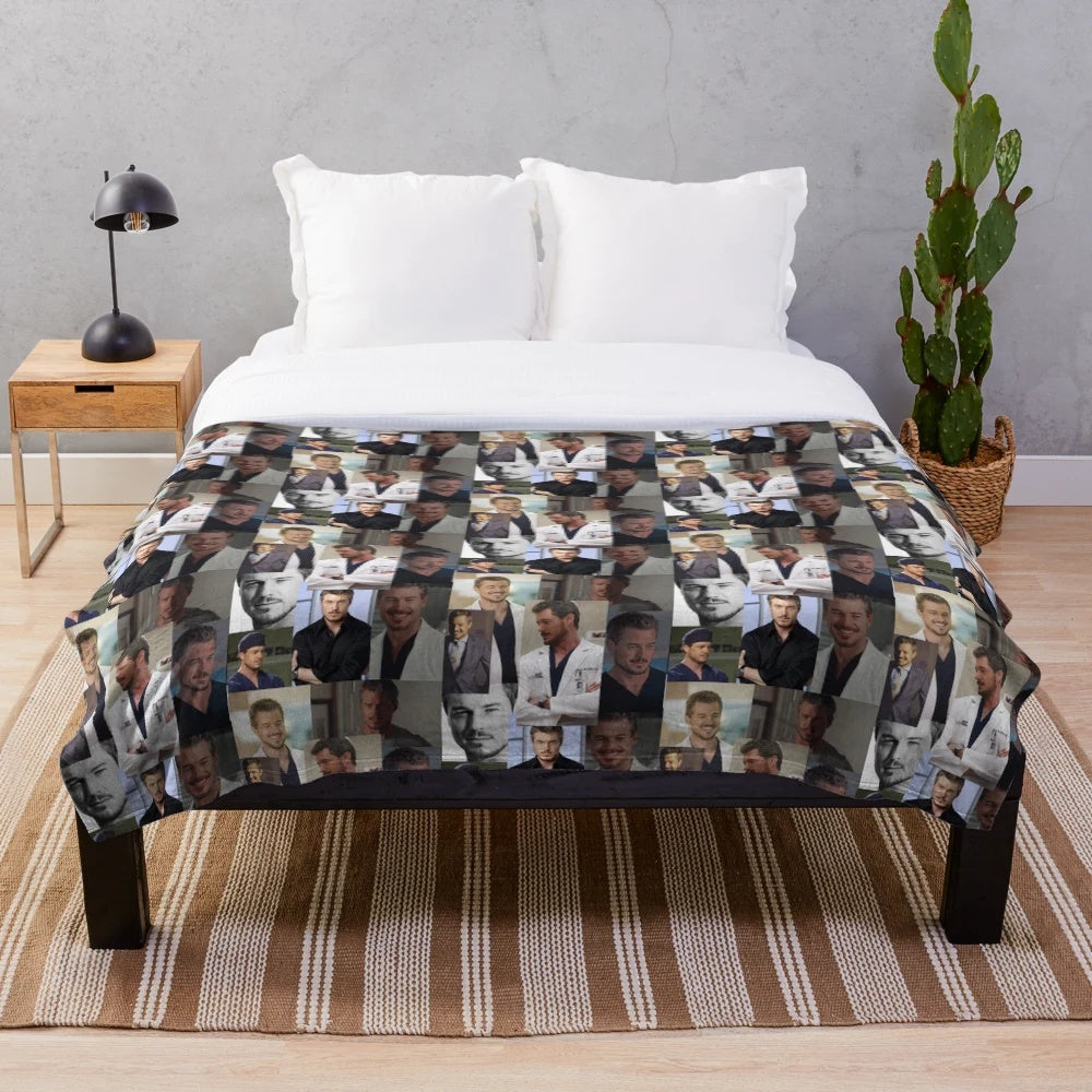 Mark Sloan inspired plush blanket from Grey's Anatomy