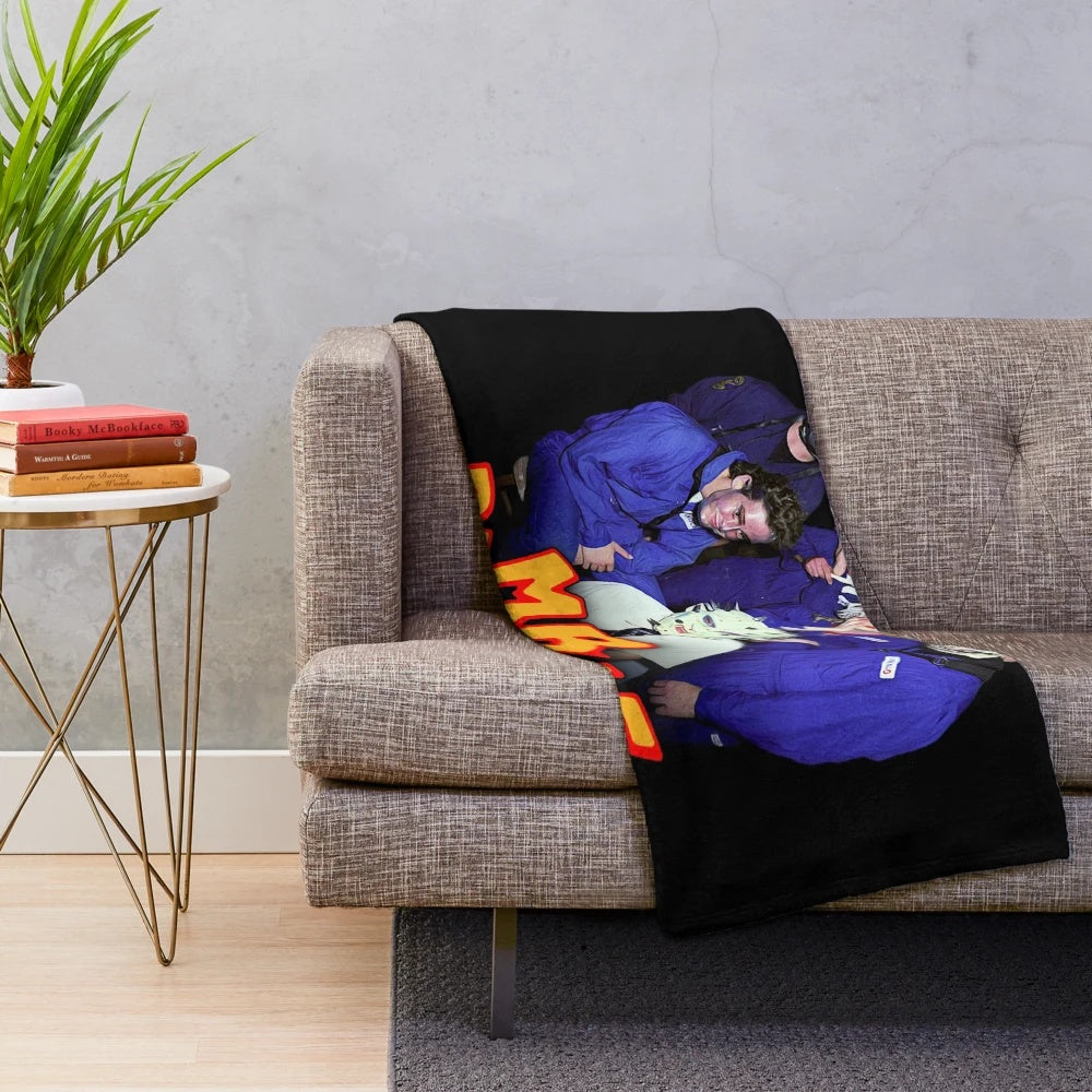 Mr. Bungle band portrait plush blanket featuring Mike Patton