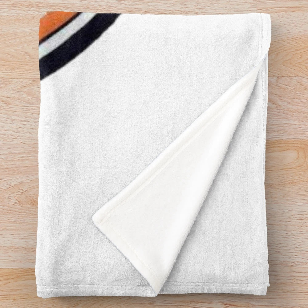Mr Zogs inspired plush blanket with surf wax design