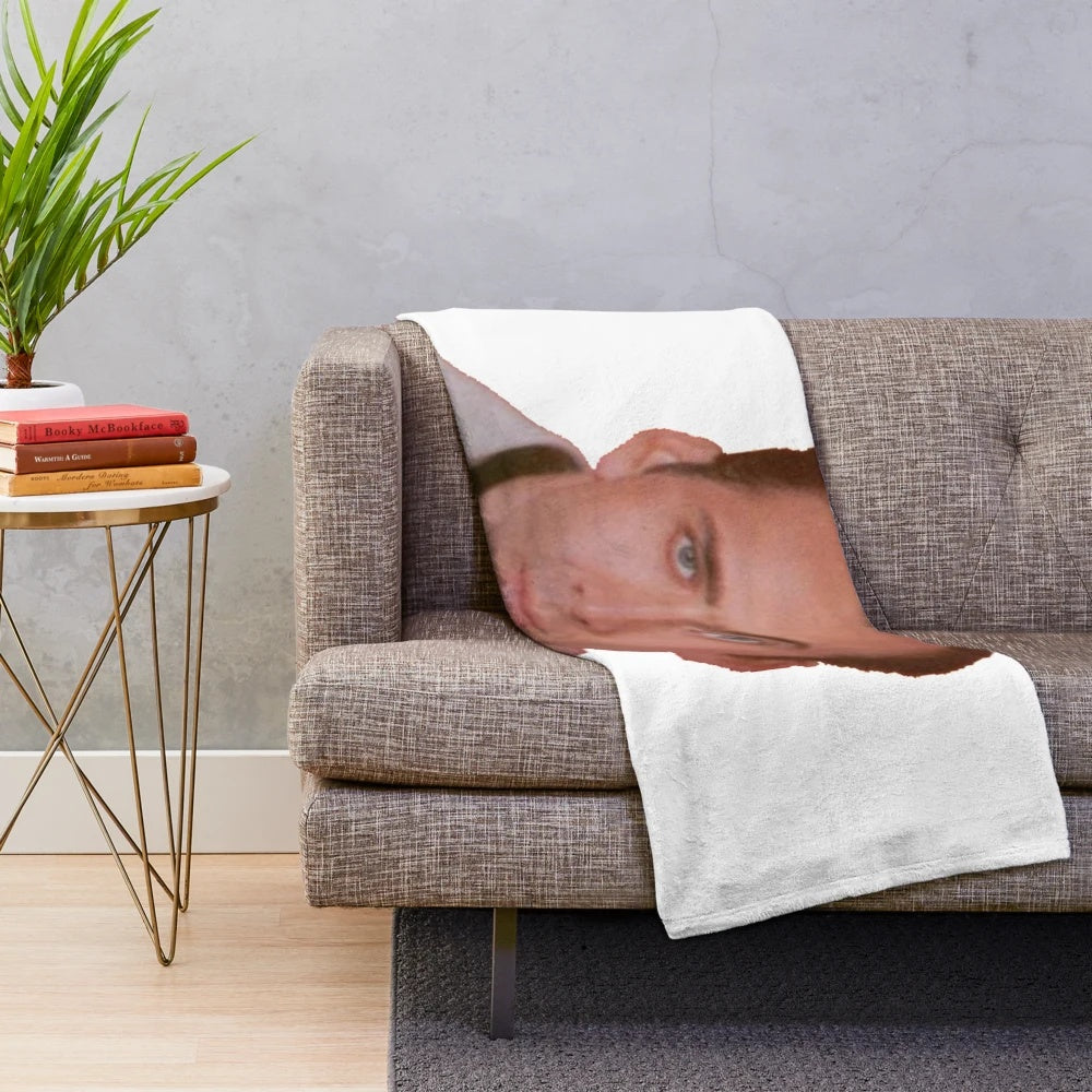 nicolas cage plush blanket