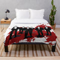 Reservoir Dogs themed plush blanket for movie enthusiasts