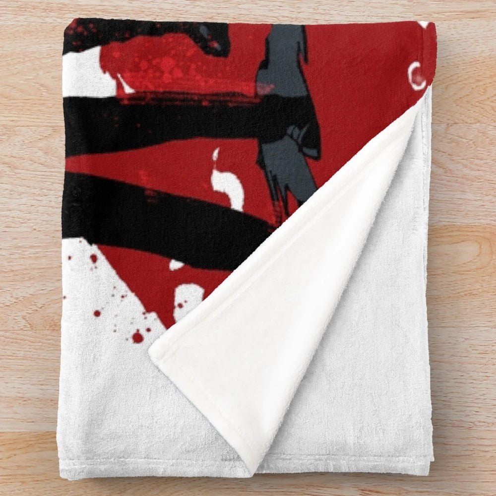 Reservoir Dogs themed plush blanket for movie enthusiasts