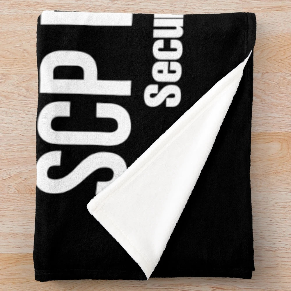 Secure Contain Protect SCP Foundation inspired plush blanket