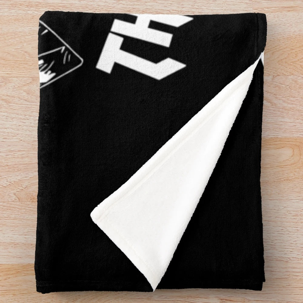Shoot First Think Never" Plush Blanket for Army of Darkness and Evil Dead Fans
