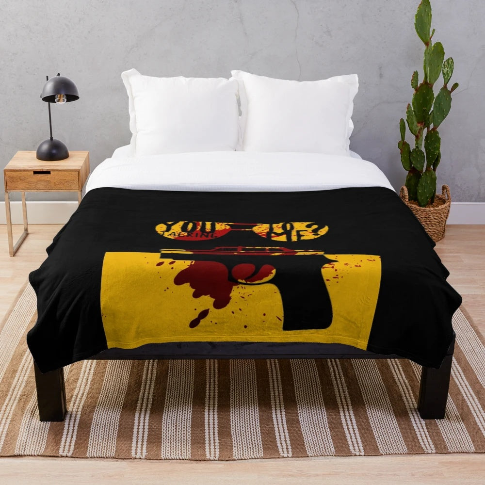 Taxi Driver movie-themed plush blanket