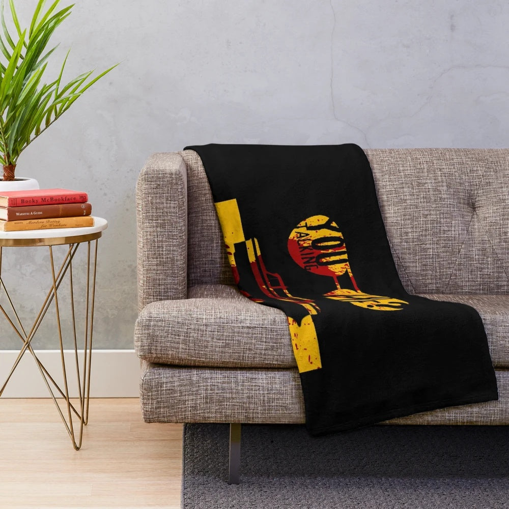 Taxi Driver movie-themed plush blanket