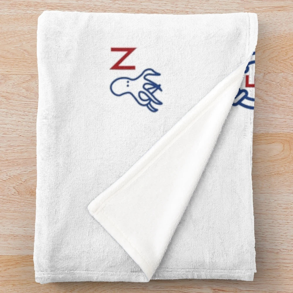 Team Zissou Inspired Plush Blanket with Life Aquatic Design