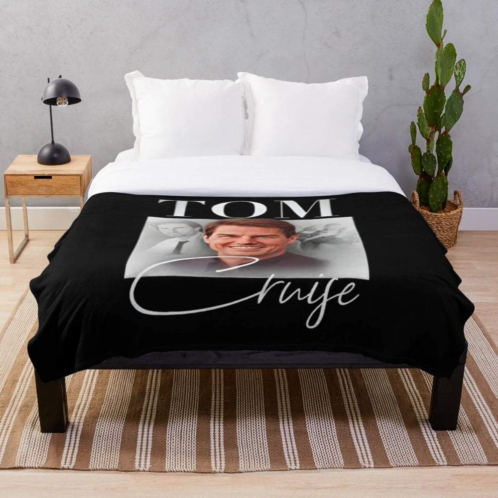 Tom Cruise inspired plush blanket