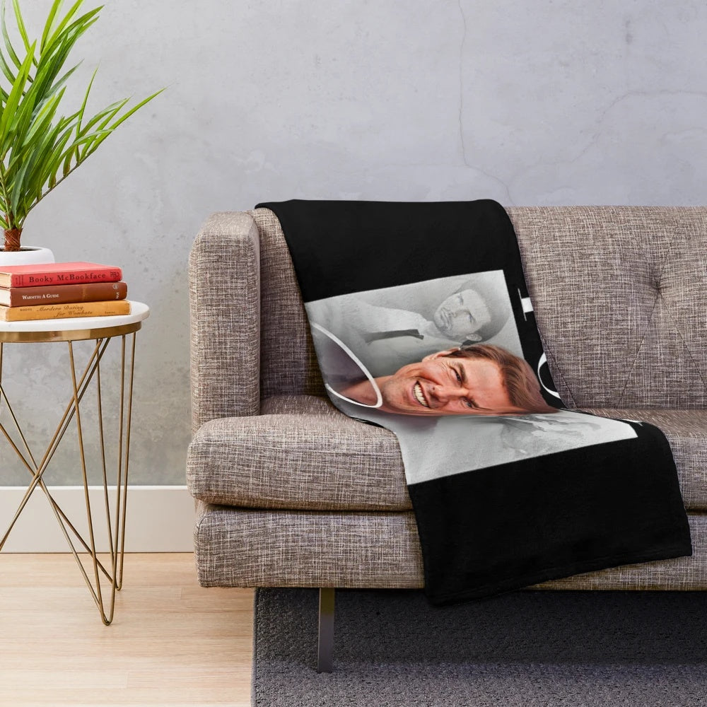 Tom Cruise inspired plush blanket