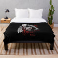 Horror-themed plush blanket featuring the iconic Jeff the Killer character