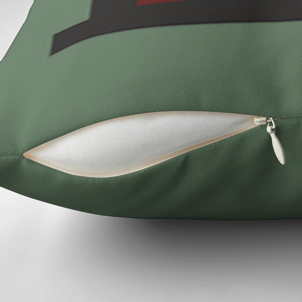 Soft, plush unturned zombie head cover pillow for gaming enthusiasts
