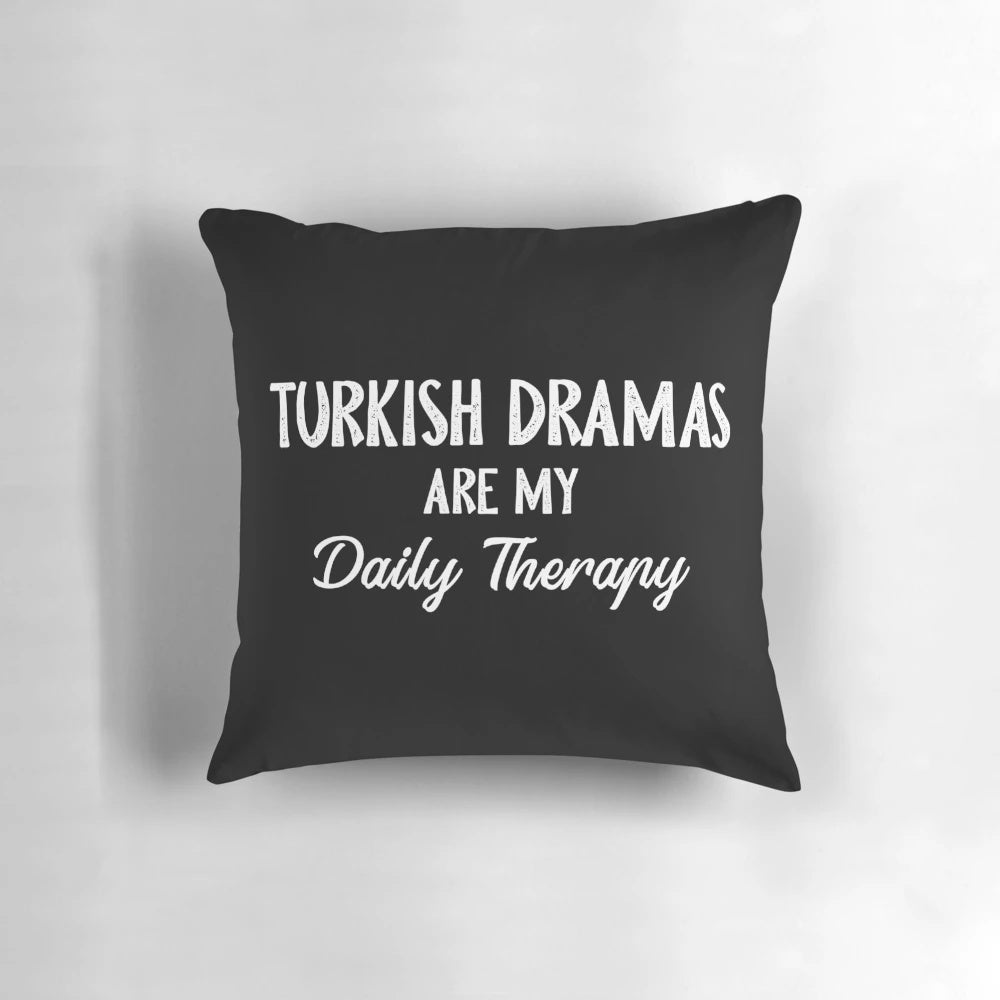 Cozy pillow featuring a couple from a popular Turkish drama series