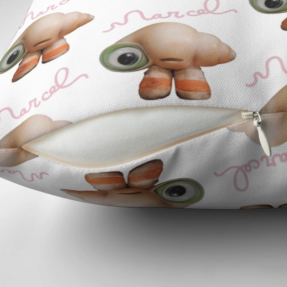 Marcel the Shell with Shoes On Live-Action Pillow