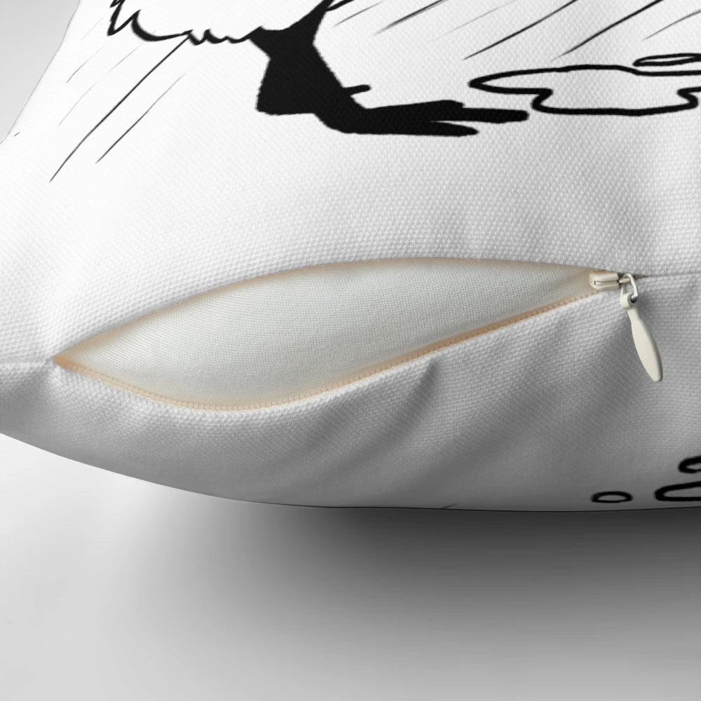 HANDLIN IT' Kiwi Bird Comic Pillow - A Cheerful and Uplifting Accent for Your Home