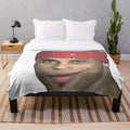 Upscaled Ricardo Milos inspired plush blanket