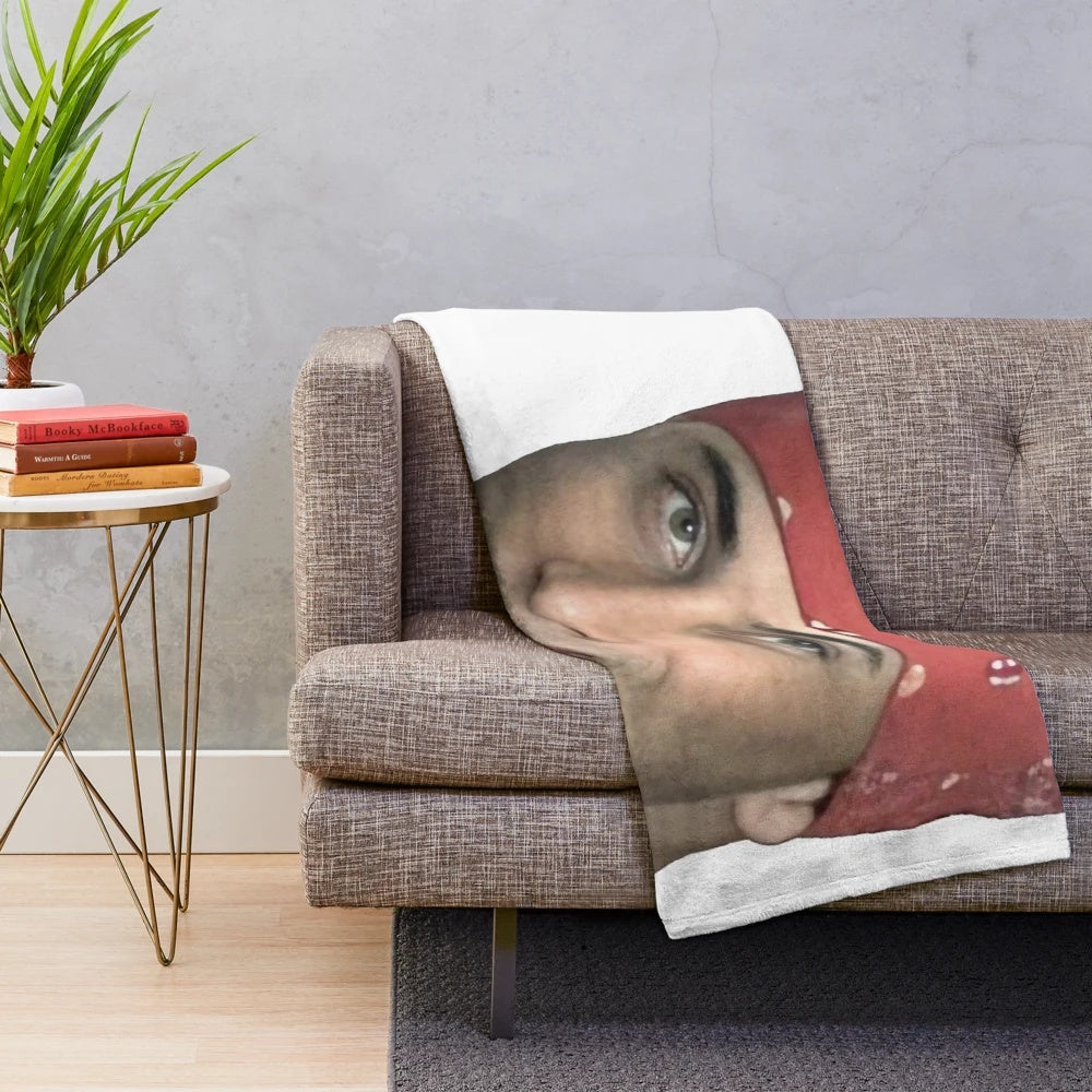 Upscaled Ricardo Milos inspired plush blanket