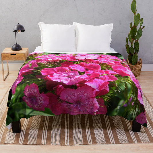 Turkish Carnation Plush Blanket