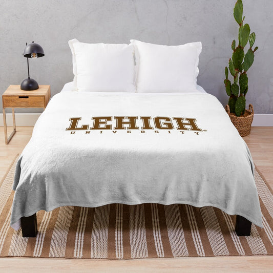 Soft Plush Blanket featuring Lehigh University Logo