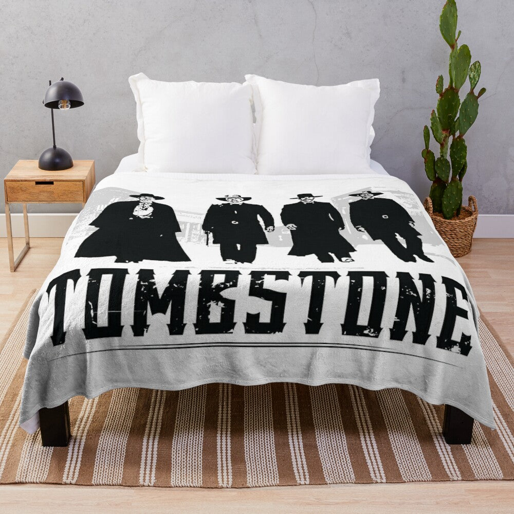 Tombstone Inspired Plush Blanket