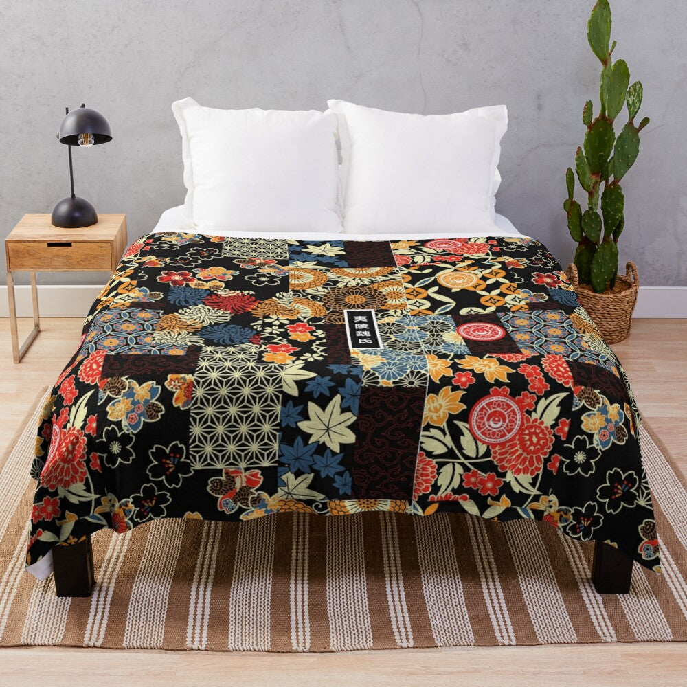 Yiling Wei Inspired Kimono Plush Blanket