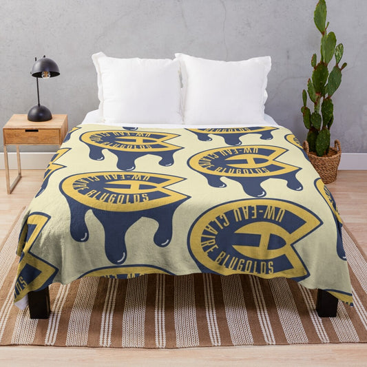 University of Wisconsin Eau Claire Plush Blanket