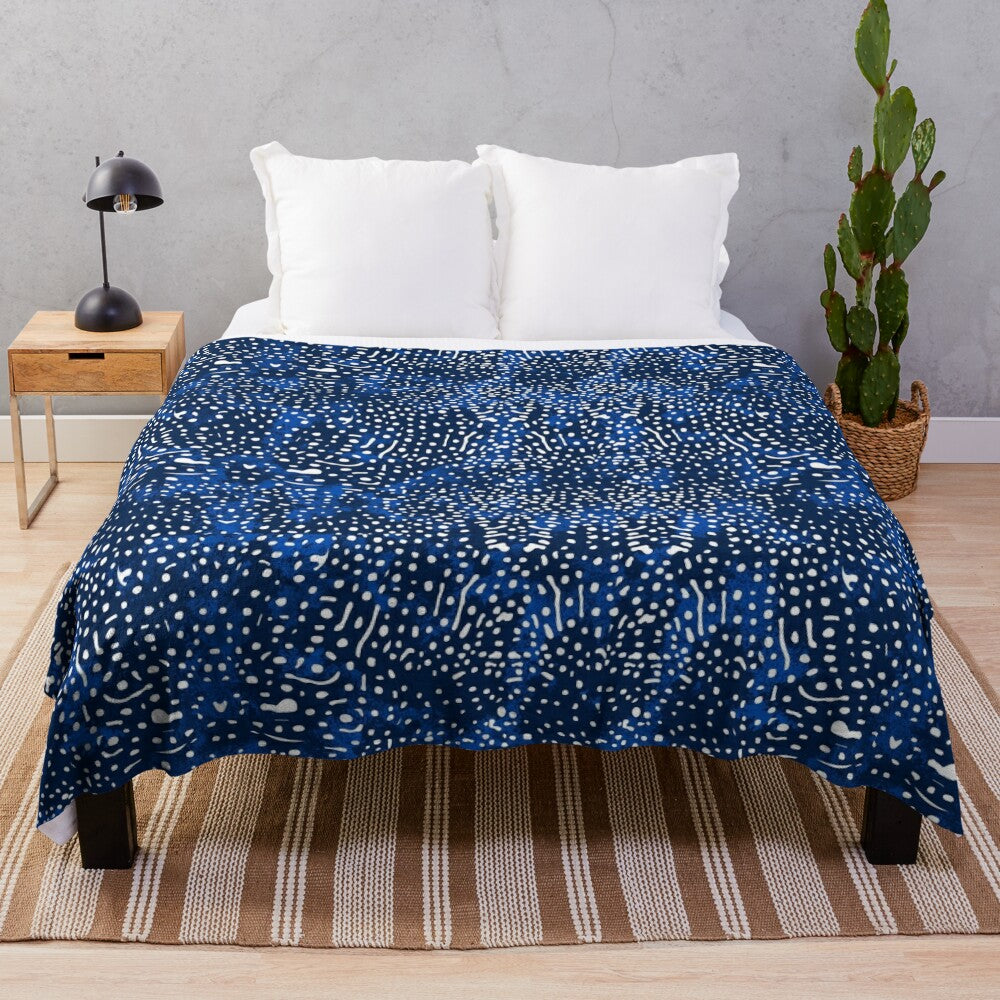 Whale Shark Skin Pattern Plush Blanket