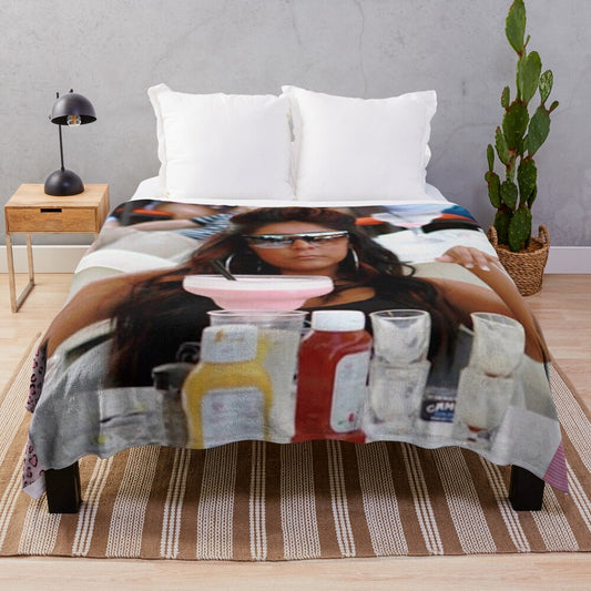 Soft and Plush Snooki Themed Blanket