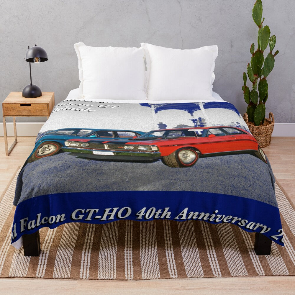 Ford Falcon GTHO 40th anniversary plush blanket