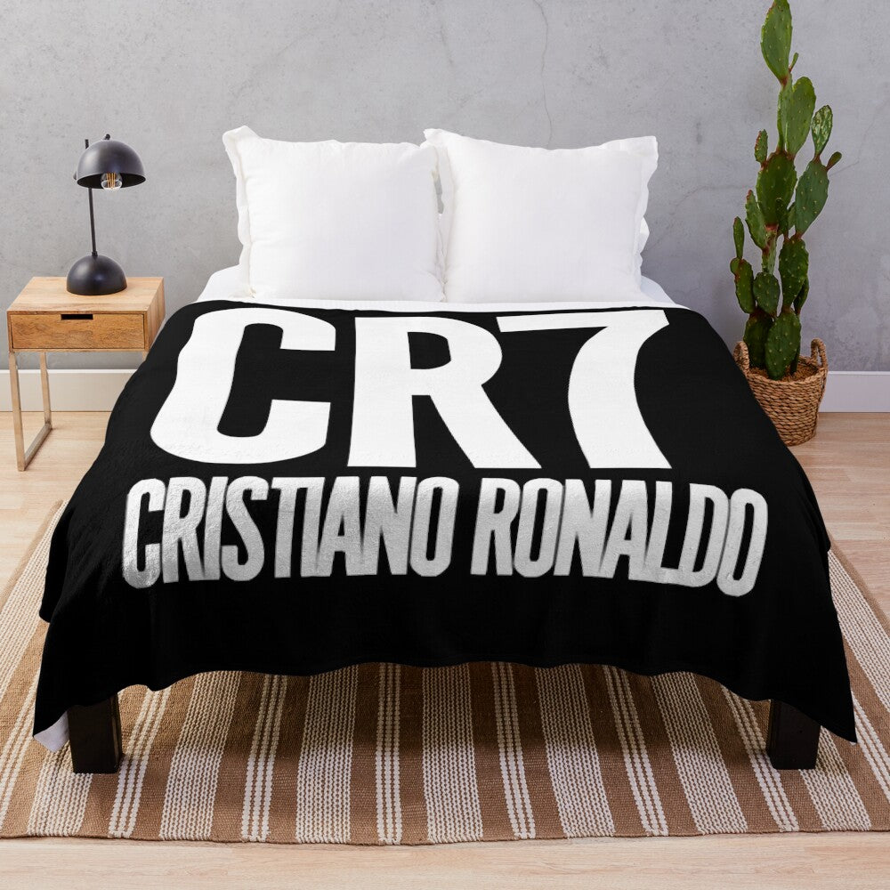 Cristiano Ronaldo Inspired Plush Blanket