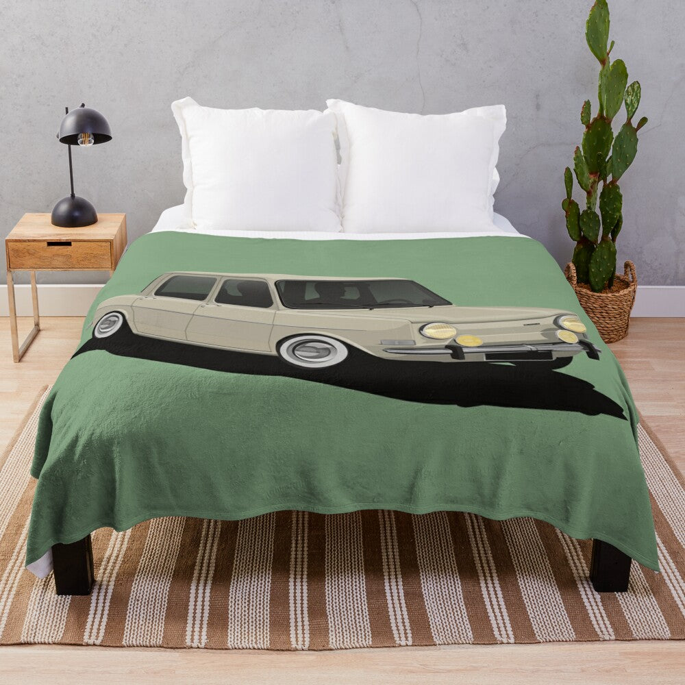 Cozy Simca 1000 Plush Blanket in Beige