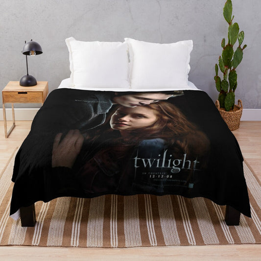 Twilight-inspired plush blanket with a soft, cozy design