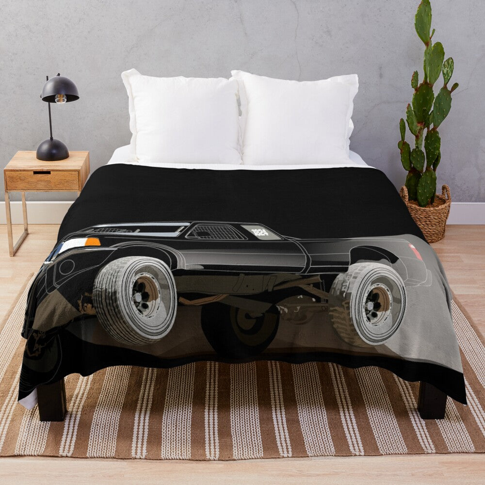 Plush blanket featuring the Ford Ranger design for outdoor adventures