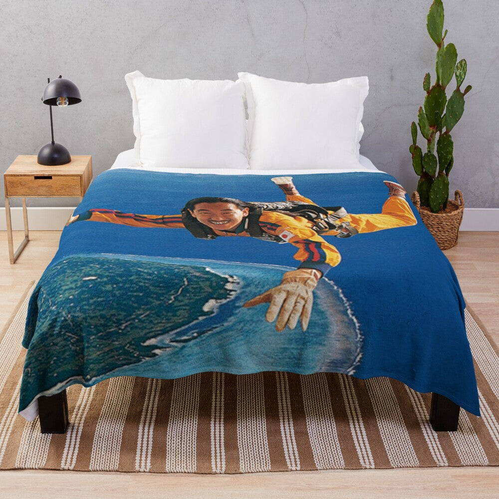 Plush blanket featuring the album cover art of MASAYOSHI TAKANAKA - ALL OF ME