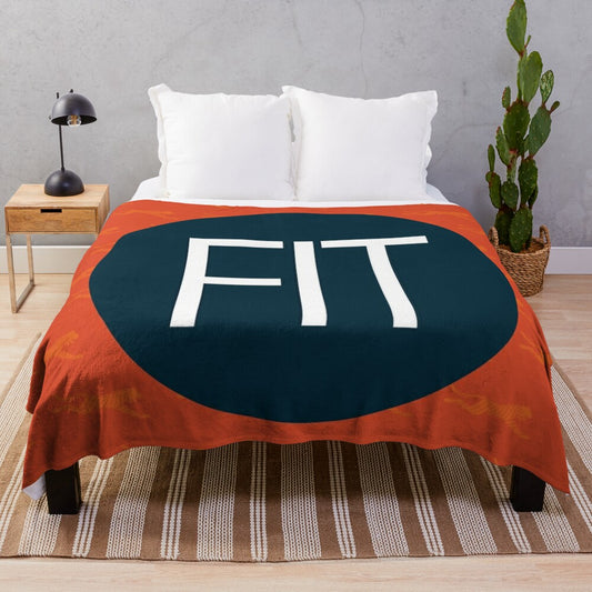 FIT Plush Blanket - Stylish College Accessory