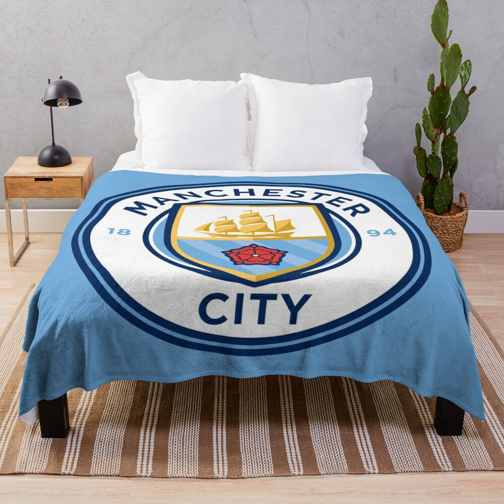 Manchester City Plush Blanket