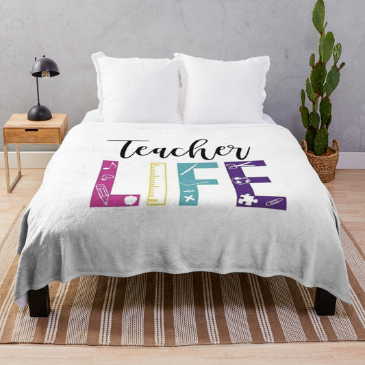 Super teacher plush blanket for cozy classroom decor