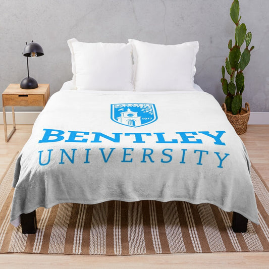 Bentley University Plush Blanket