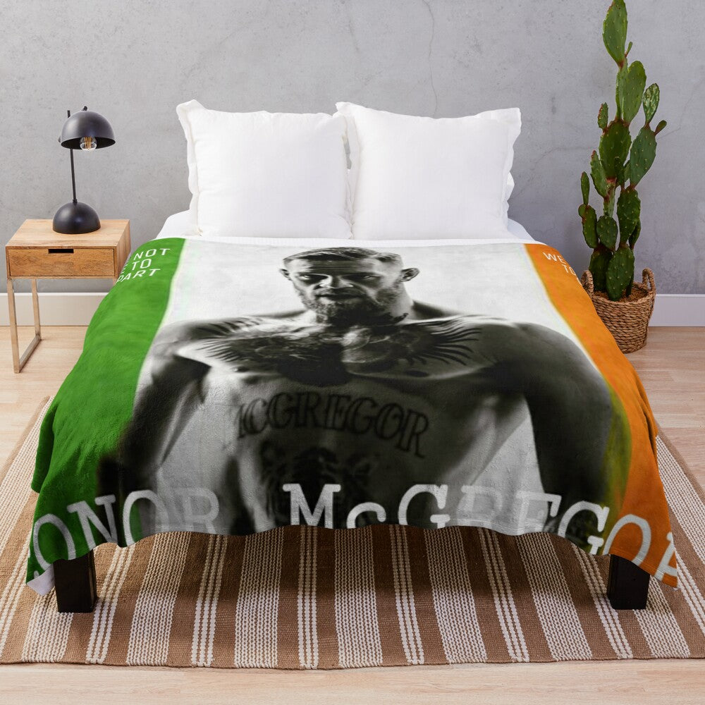 Conor McGregor Inspired Plush Blanket