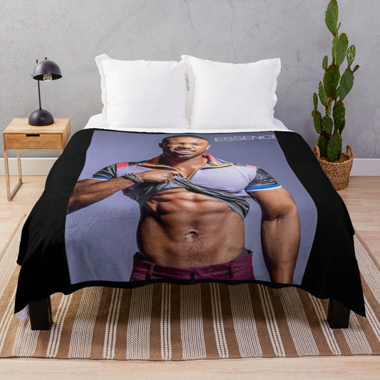 Michael B. Jordan Inspired Plush Blanket