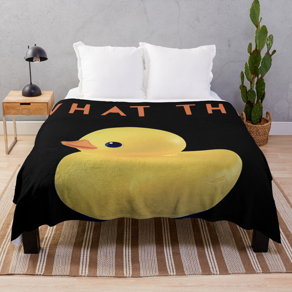 Soft and Cozy Plush Duck Blanket for Kids