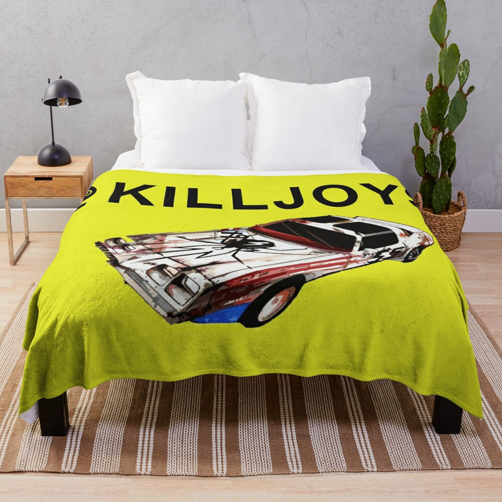 Soft and cozy plush blanket featuring emo band and alternative rock themes