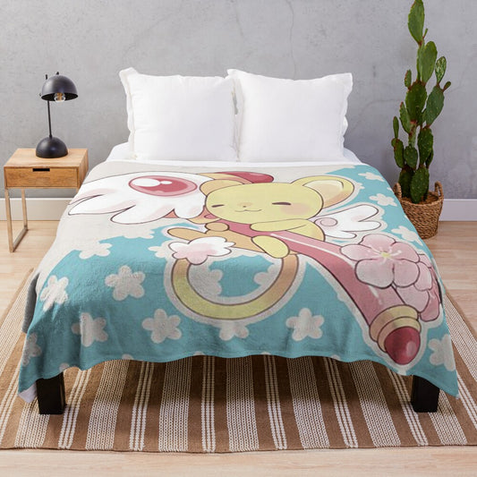 Cardcaptor Sakura Kero and DreamStaff Plush Blanket