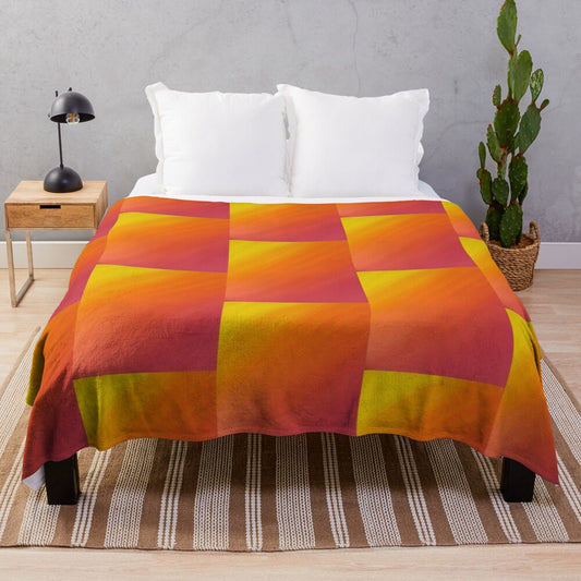 Soft and Plush Summer Sunset Blanket