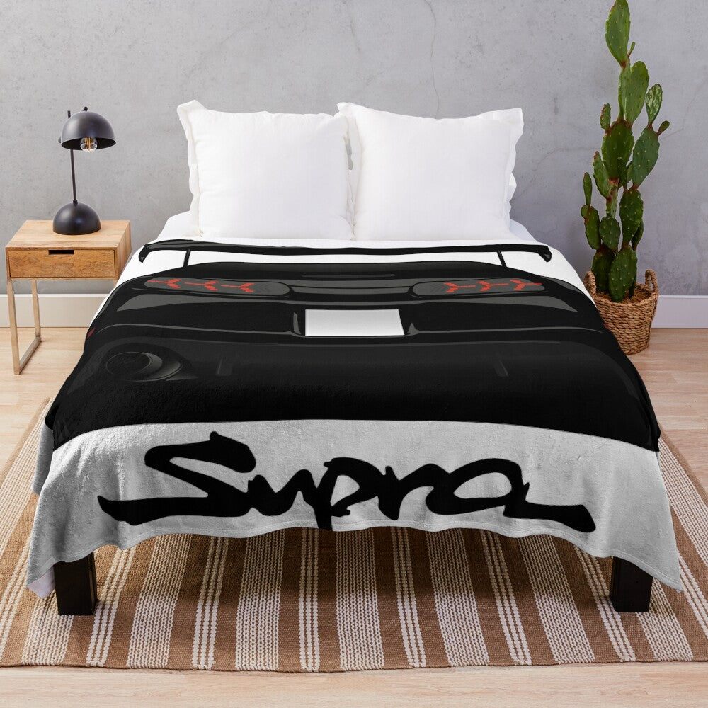 Toyota Supra MK4 Plush Blanket