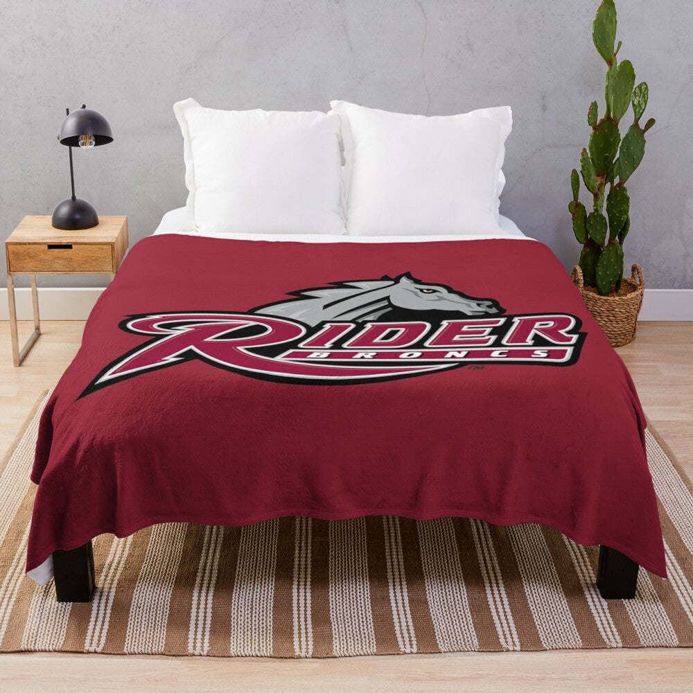 Broncs Plush Blanket for College Sports Fans