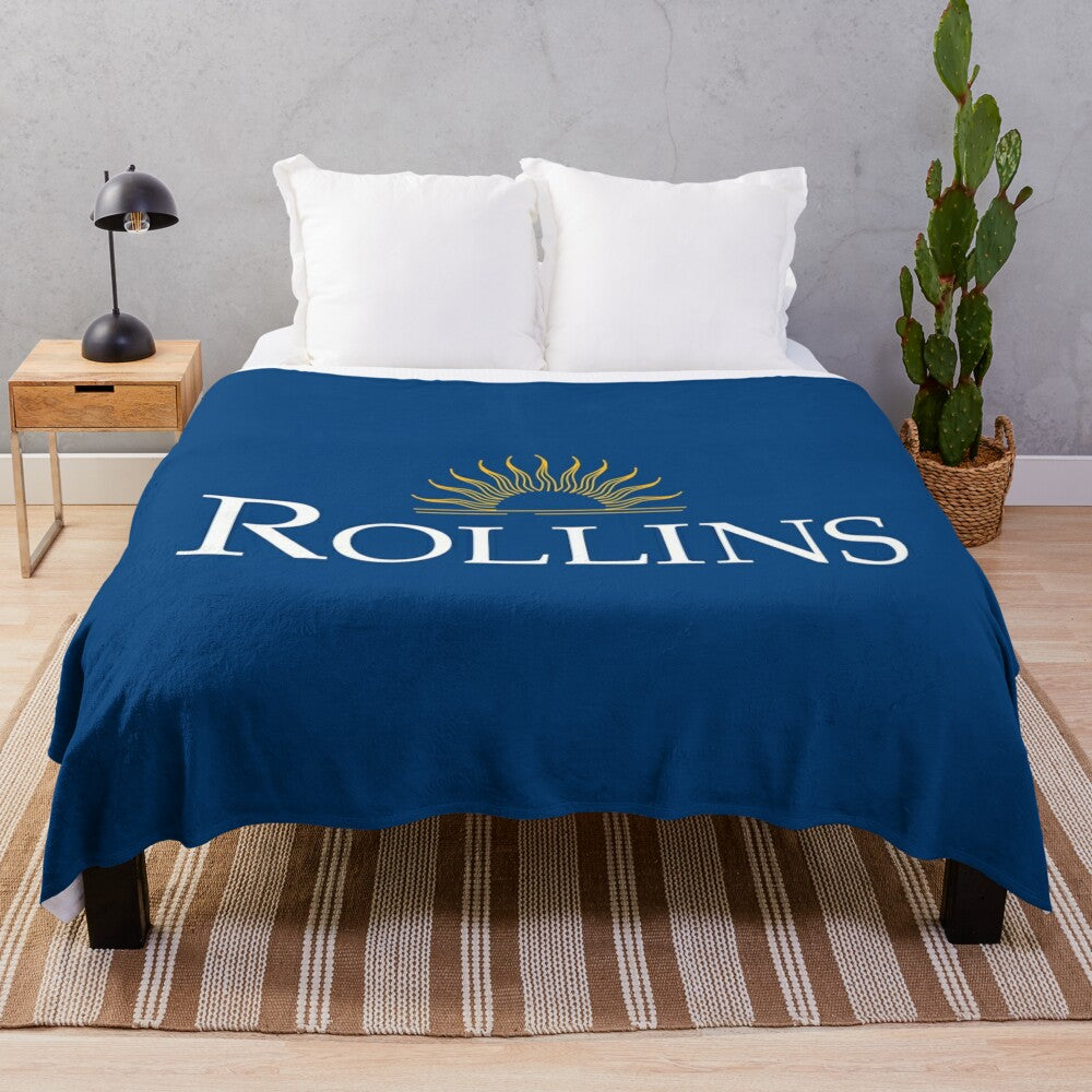 Rollins College Plush Blanket